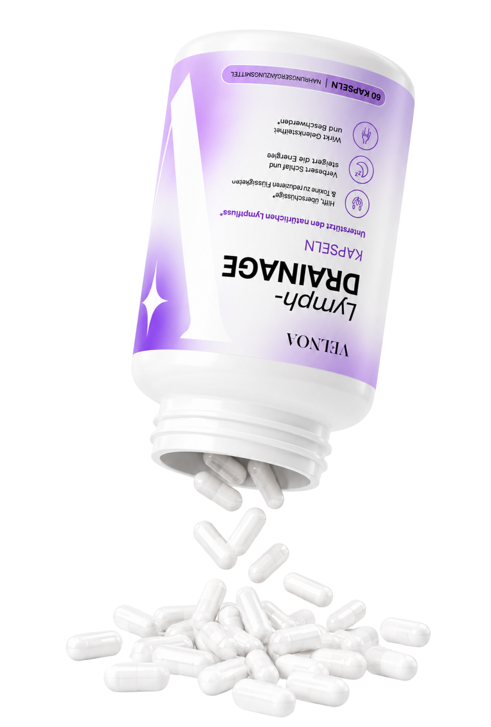 <p><strong>DIE EINZIGE FORMEL, DIE ALLE 8 LYMPH-MECHANISMEN GLEICHZEITIG ANGREIFT</strong></p>
